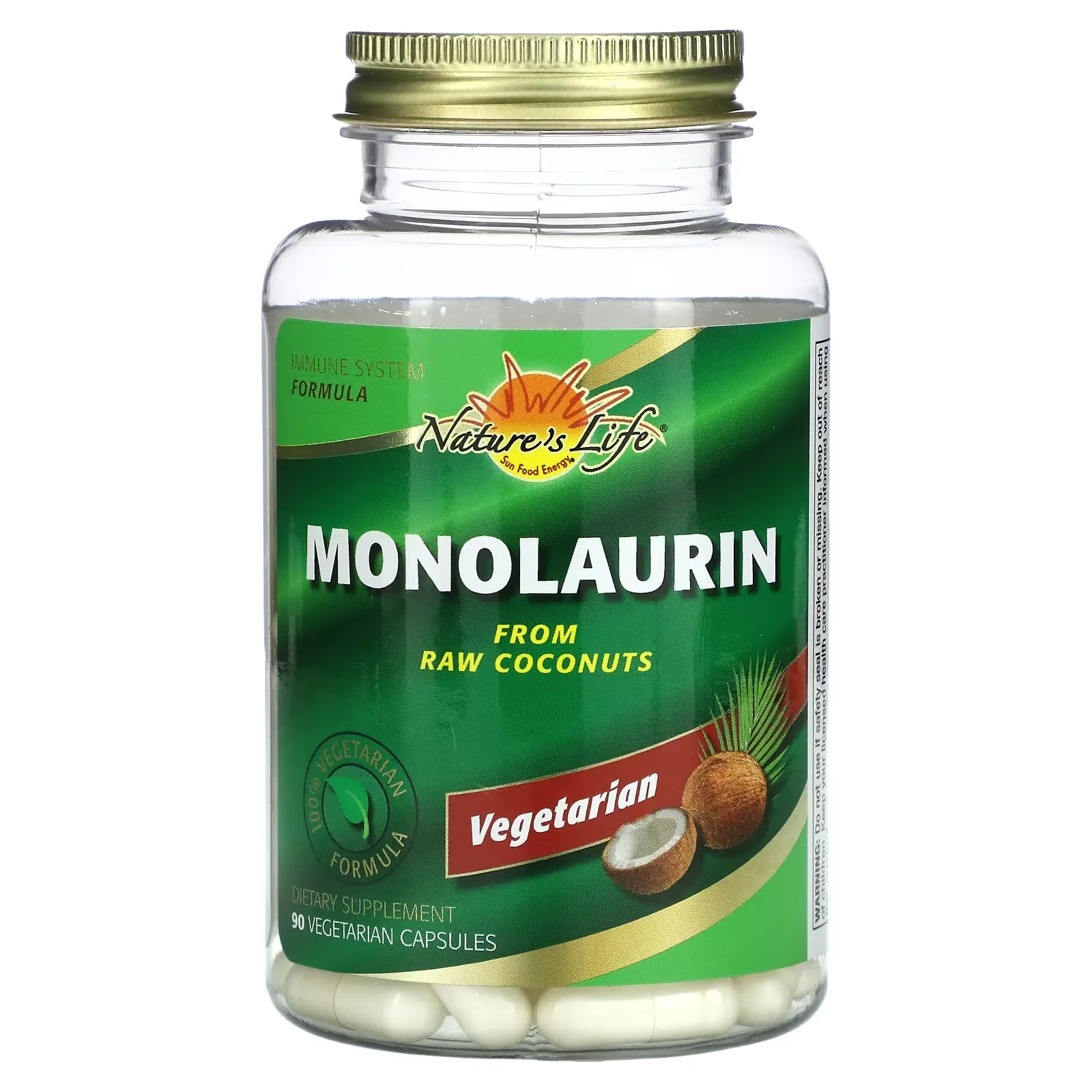 Monolaurin, 90 Vegetarian Capsules