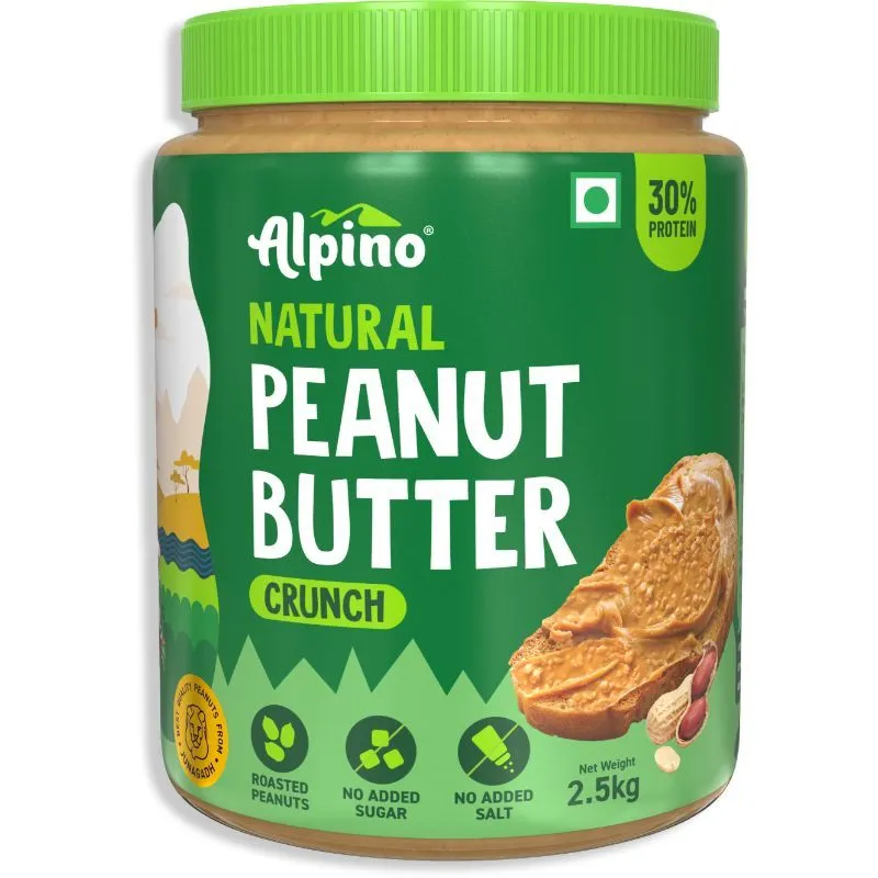 Alpino Natural Peanut Butter Crunchy