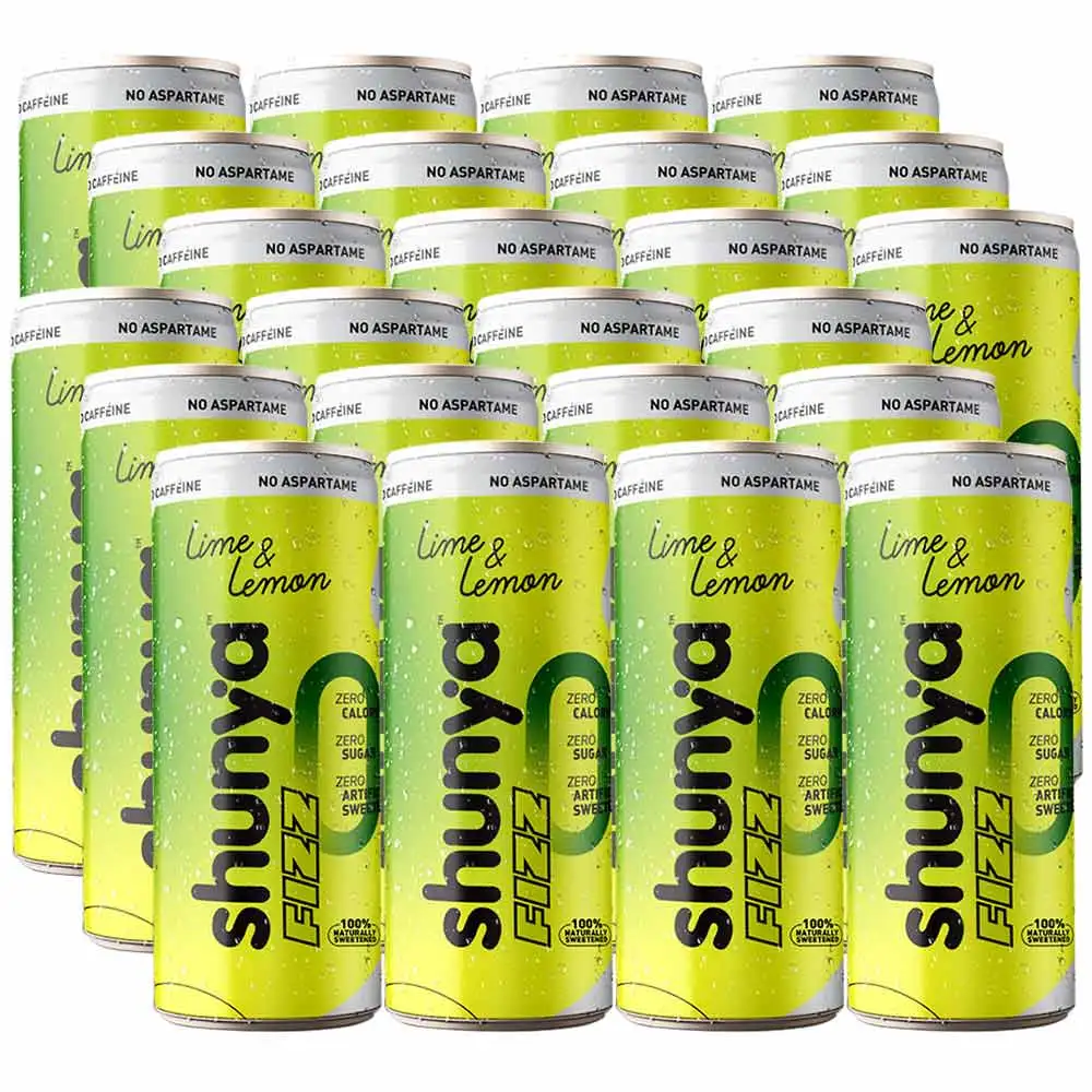 Shunya Fizz,  300 ml  Lime & Lemon (Pack of 24)