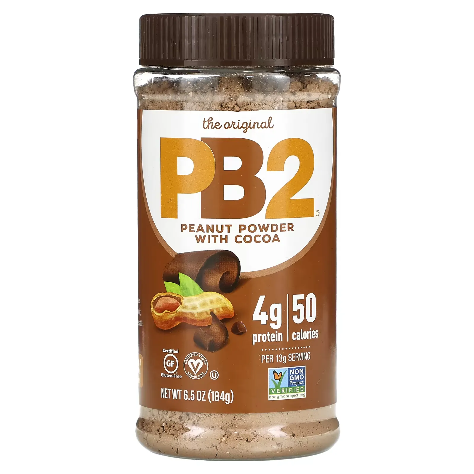 PB2, Peanut Powder with Cocoa, 6.5 oz (184 g)