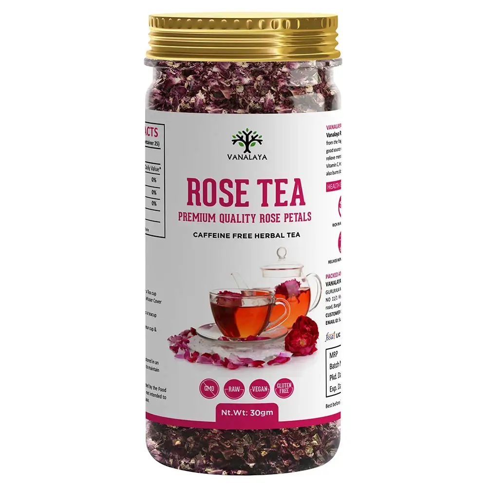 Vanalaya Rose Tea,  Unflavoured  30 g