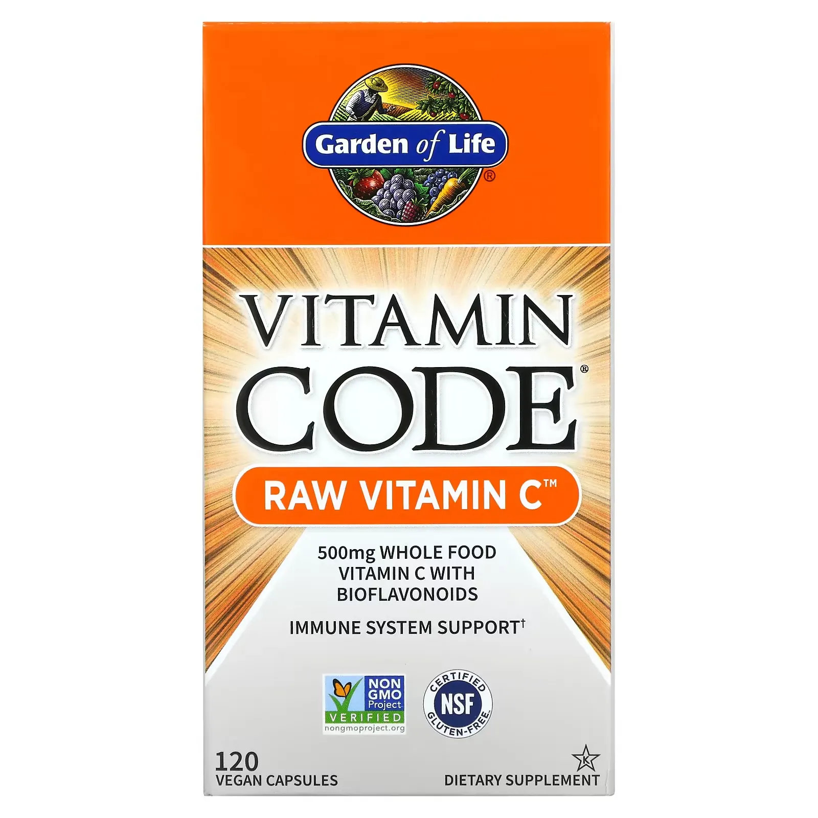 Vitamin Code, RAW Vitamin C, 120 Vegan Capsules