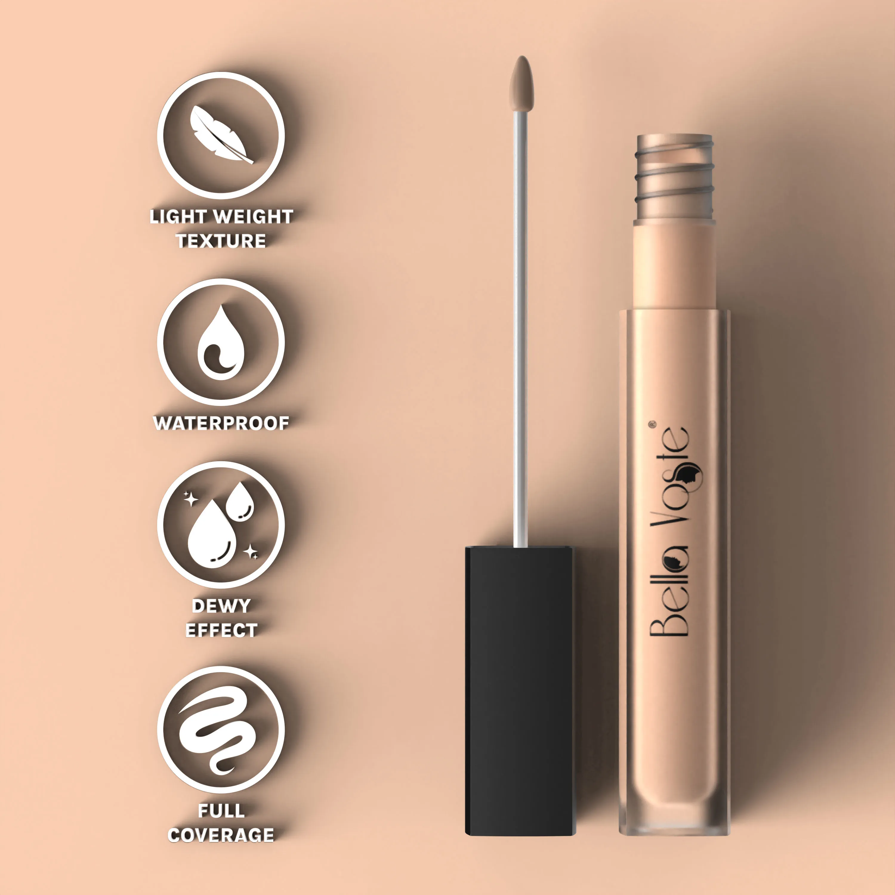 Bella Voste Hi-definition Liquid Concealer - Shade Lc-03