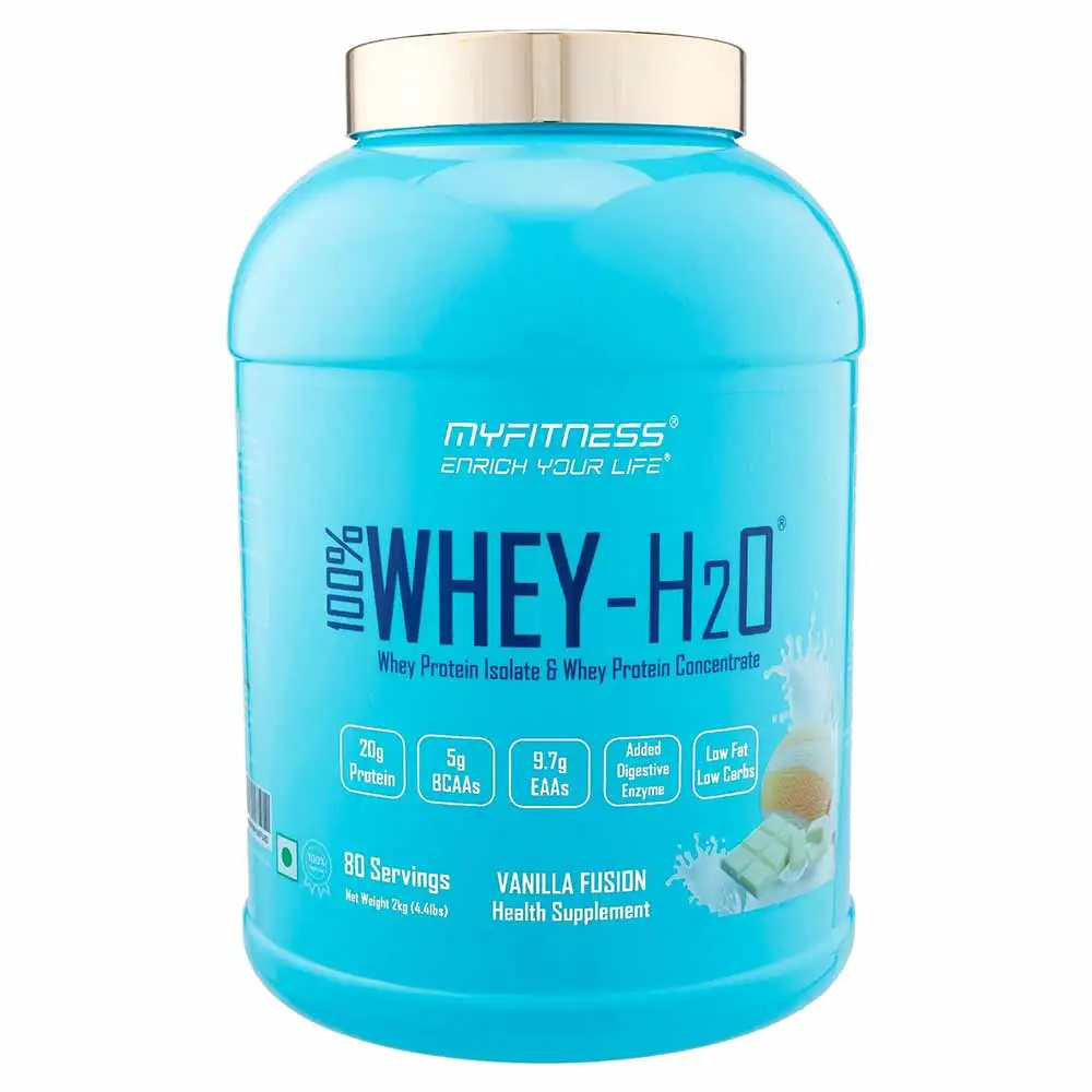 Myfitness 100% WHEY-H2O Protein Isolate,  4.4 lb  Vanilla Fusion