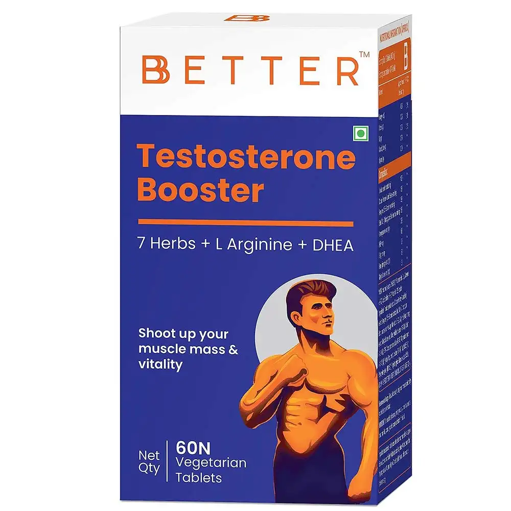 Bbetter Testosterone Booster,  60 tablet(s)  Unflavoured