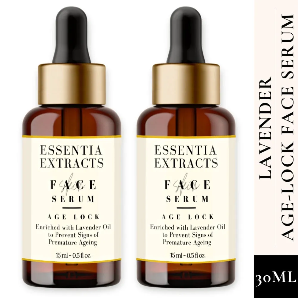 Essentia Extracts Face Serum Age Lock Enriched With Lavender Oil - Pack Of 2