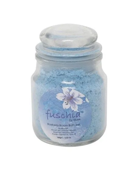 Fuschia Blueberry Bloom Bath Salt