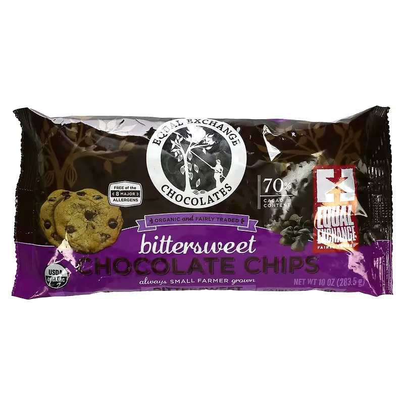 Bittersweet Chocolate Chips, 70% Cacao, 10 oz (283.5 g)