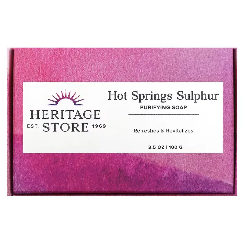 Hot Springs Sulfur, Handmade Soap, 3.5 oz (100 g)