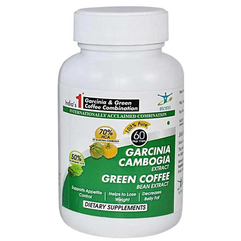 Biosys Garcinia & Green Coffee Combination,  60 veggie capsule(s)  Unflavoured