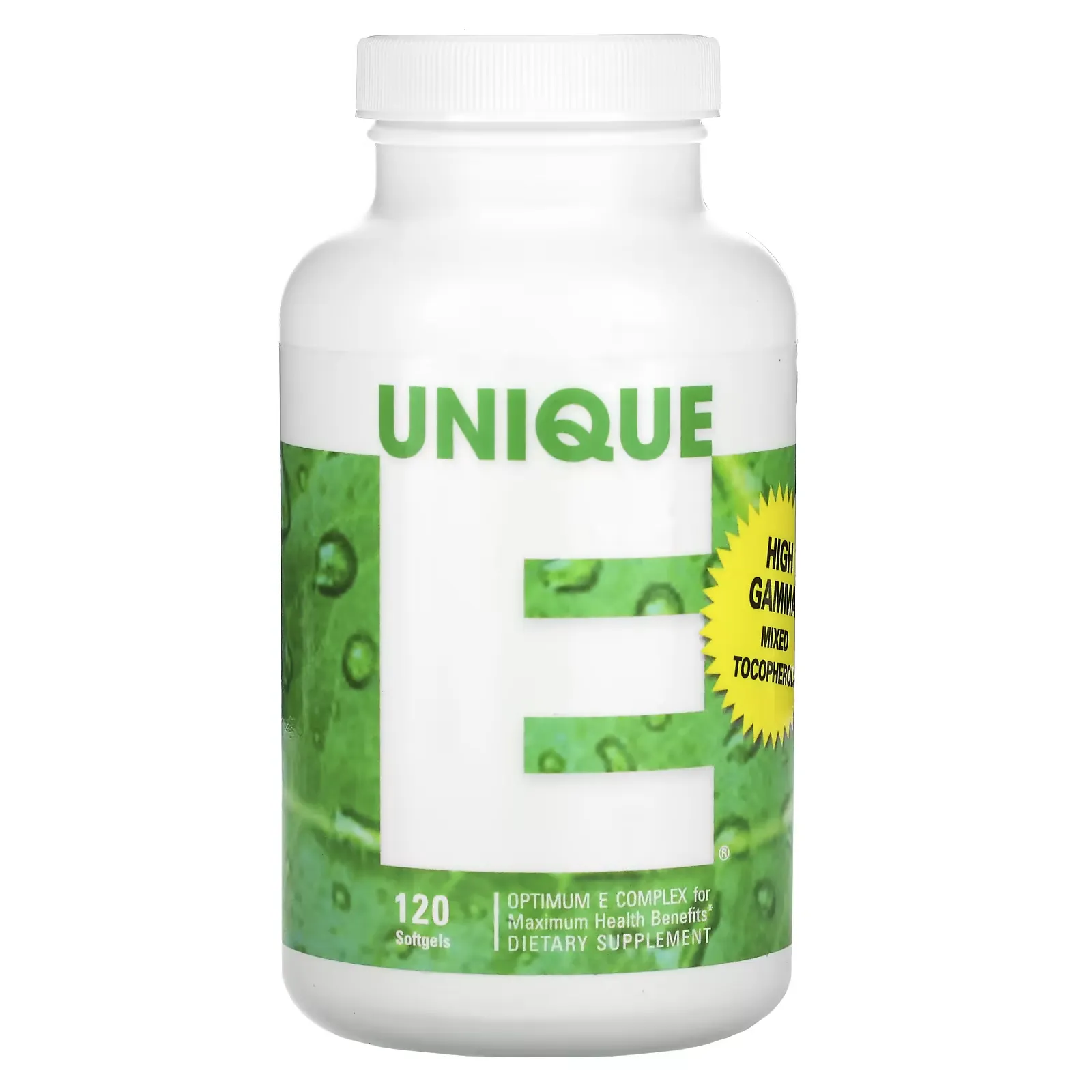 Unique E, 120 Softgels