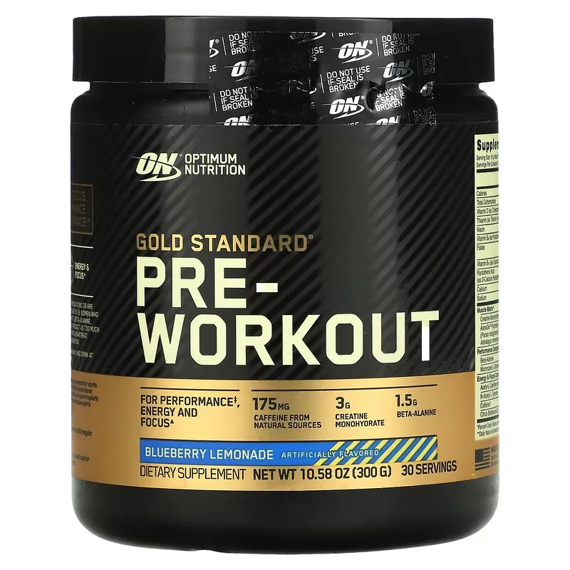 Gold Standard Pre-Workout, Blueberry Lemonade, 10.58 oz (300 g)