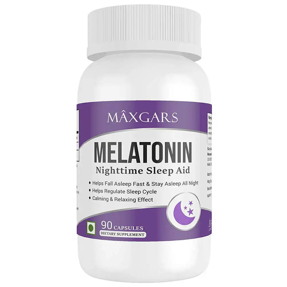 Maxgars Melatonin,  90 capsules  Unflavoured