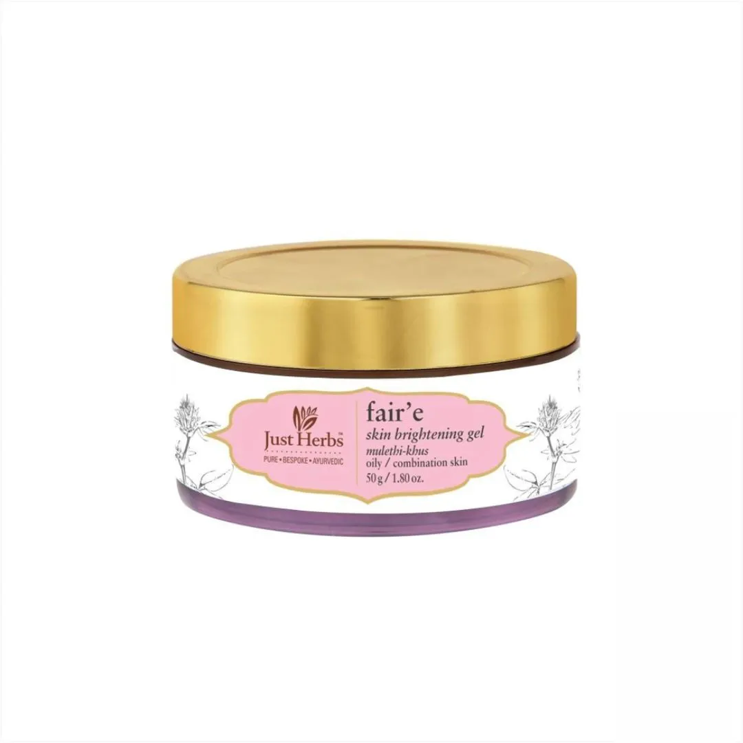 Just Herbs Fair'e Mulethi Skin Brightening Gel - Oily,Combination Skin