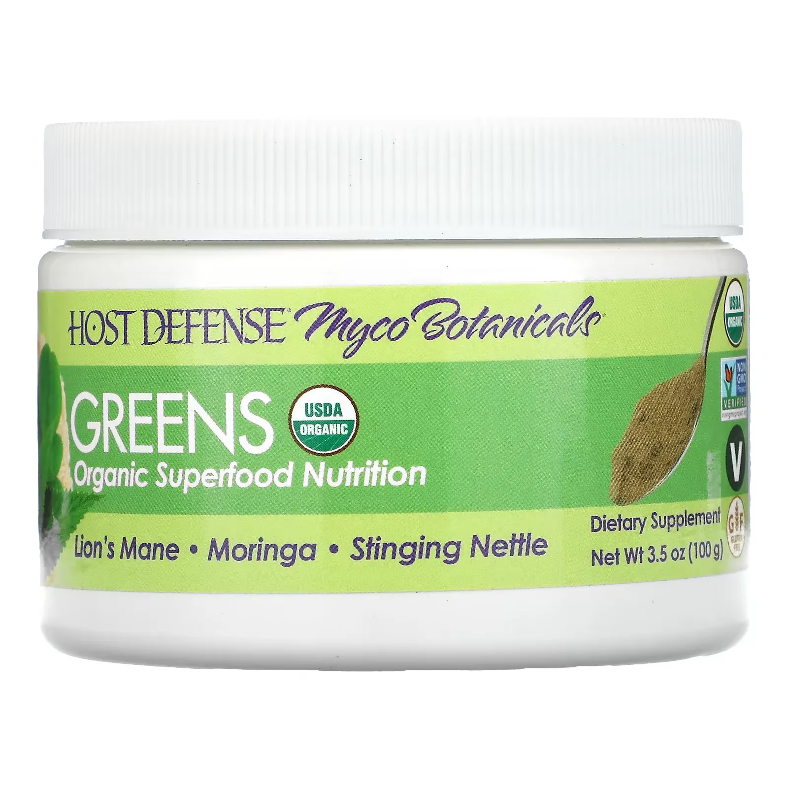 Myco Botanicals, Greens, 3.5 oz (100 g)