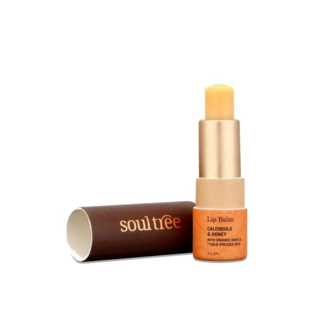 SoulTree Calendula & Honey with Organic Ghee & Cold Pressed Oils Lip Balm