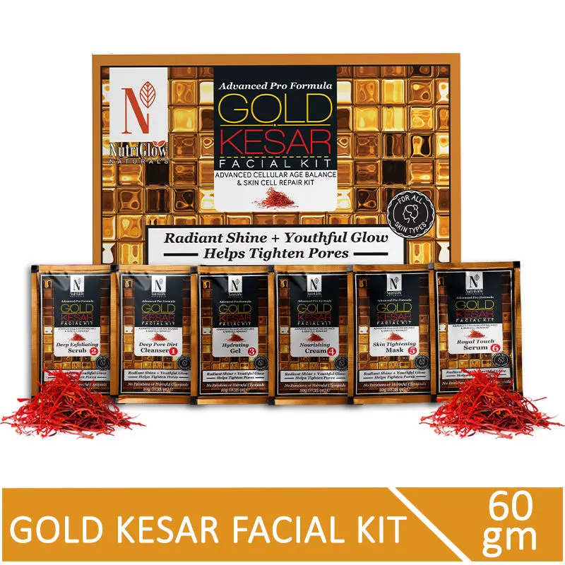 NutriGlow Natural's Advanced Pro Gold Kesar Facial Kit