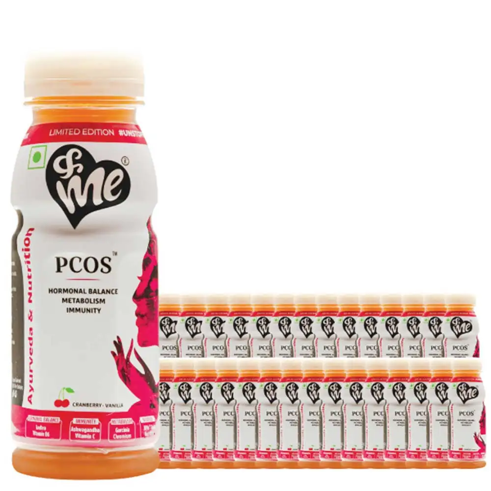 &Me PCOS Women's Health Drink,  Cranberry (Pack of 30)  200 ml