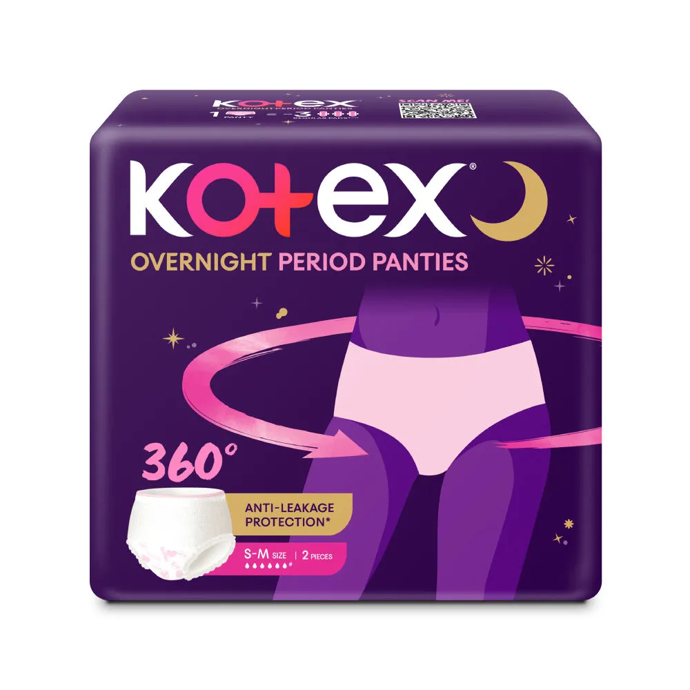 Kotex Overnight Period Panties (Small/Medium Size)