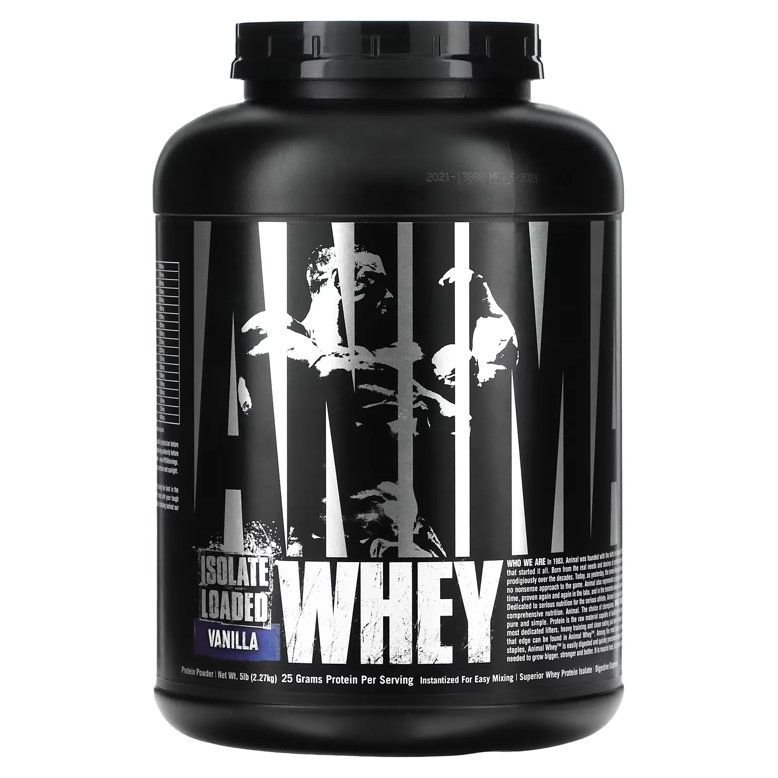 Animal Whey Isolate Loaded, Vanilla, 5 lb (2.27 kg)