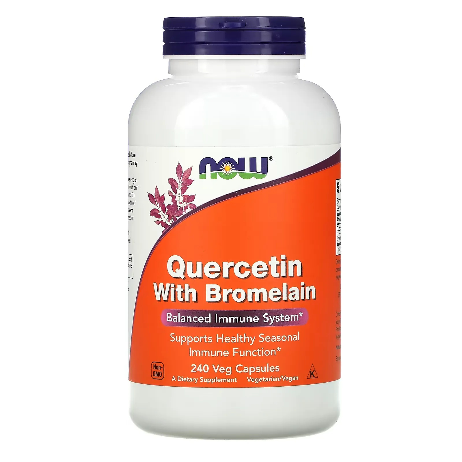 Quercetin with Bromelain, 240 Veg Capsules