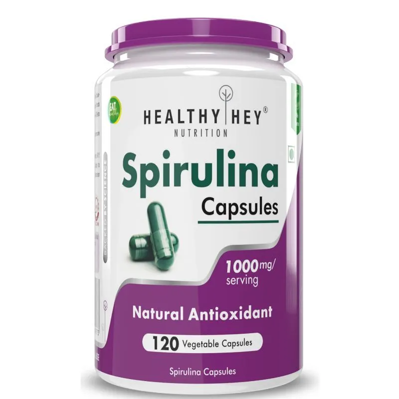 HealthyHey Nutrition Spirulina - Capsules