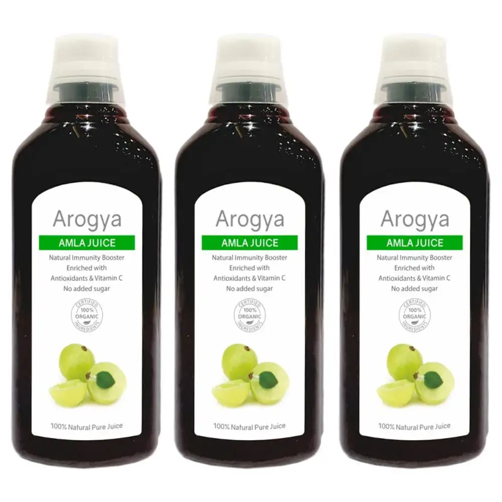 Arogya Amla Juice,  Unflavoured (Pack of 3)  1 L