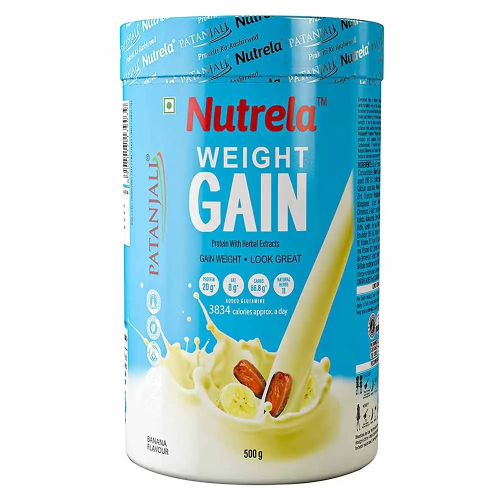 Patanjali Nutrela Weight Gain,  500 g  Banana