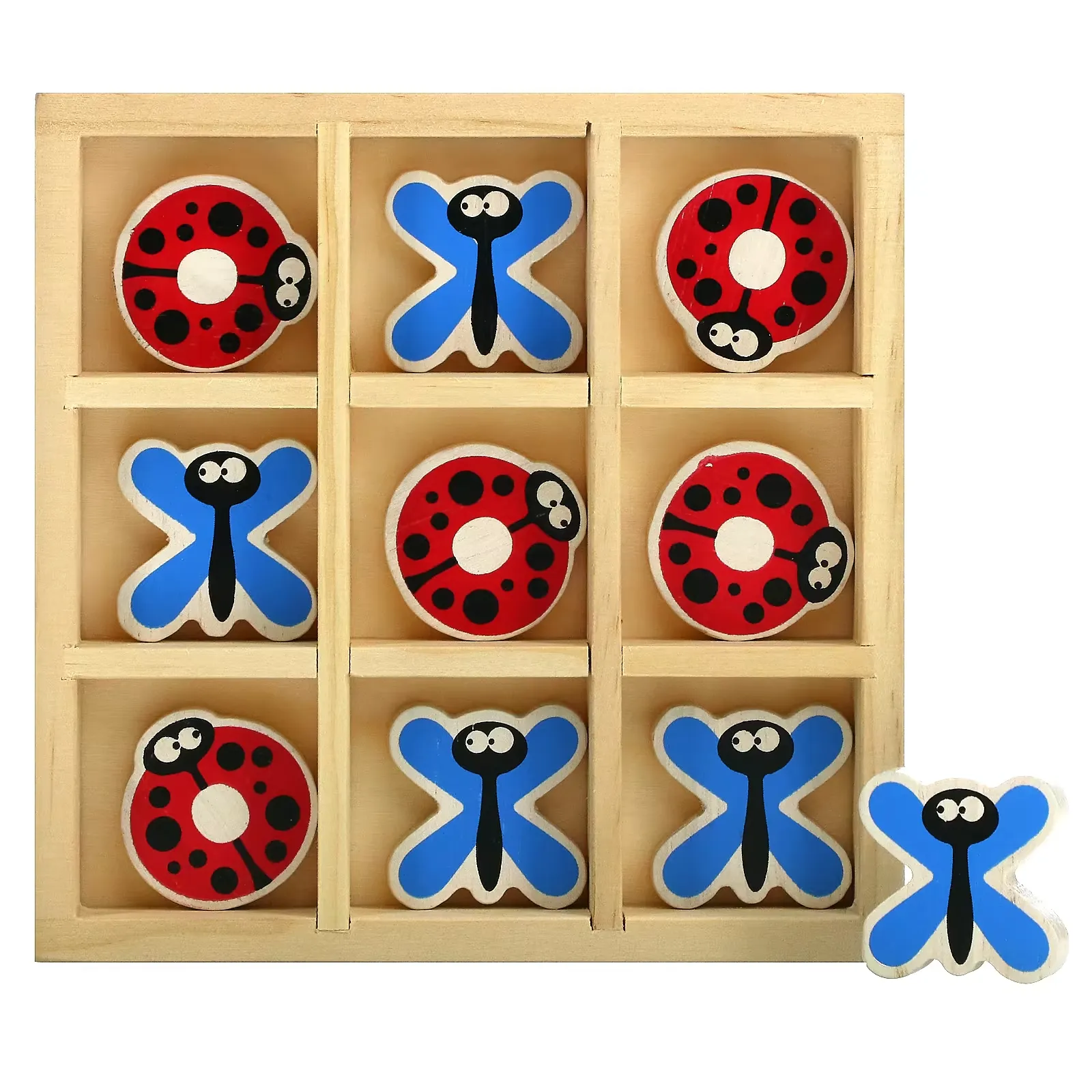 Tic Bug Toe, Game on The Go, 3+ Years, 11 Piece Set