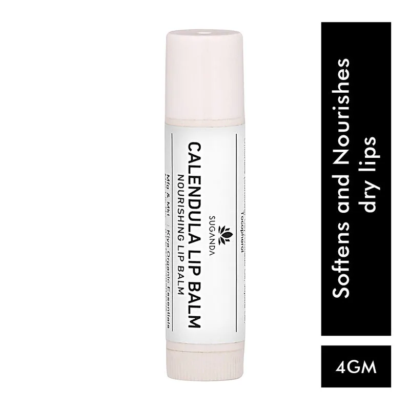 Suganda Calendula Lip Balm for Chapped, Dry & Cracked Lips