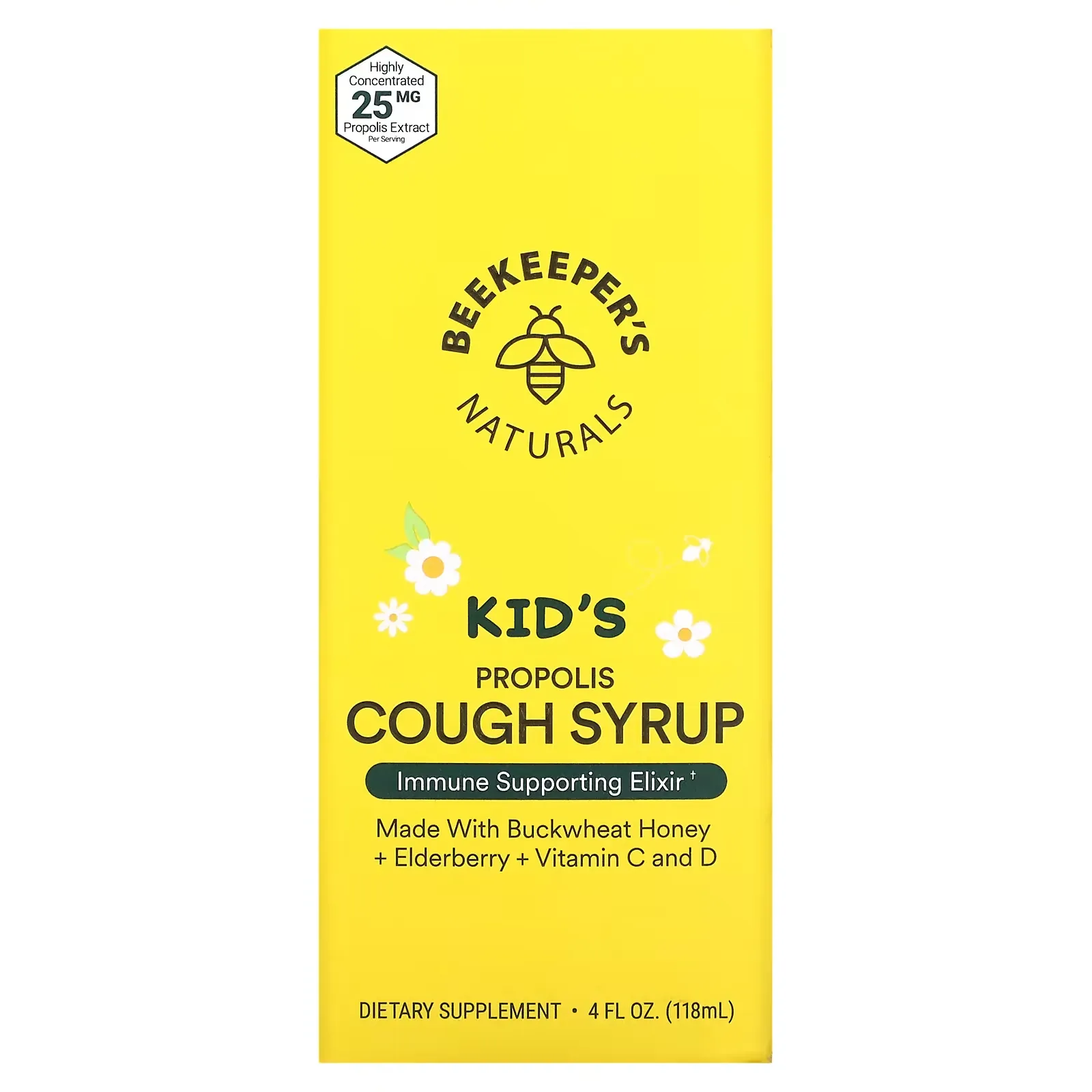 Kids Propolis Cough Syrup, 4 fl oz (118 ml)