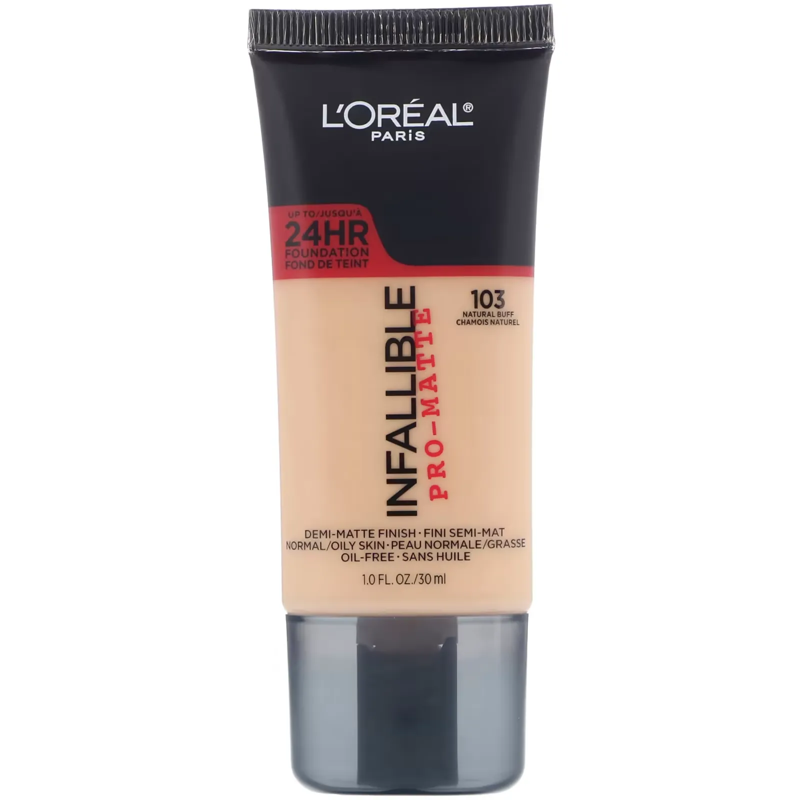 Infallible Pro-Matte Foundation, 103 Natural Buff, 1 fl oz (30 ml)