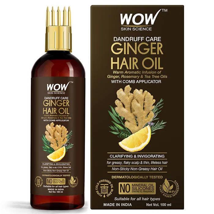 Wow Skin Science Dandruff Care Ginger Hair Oil