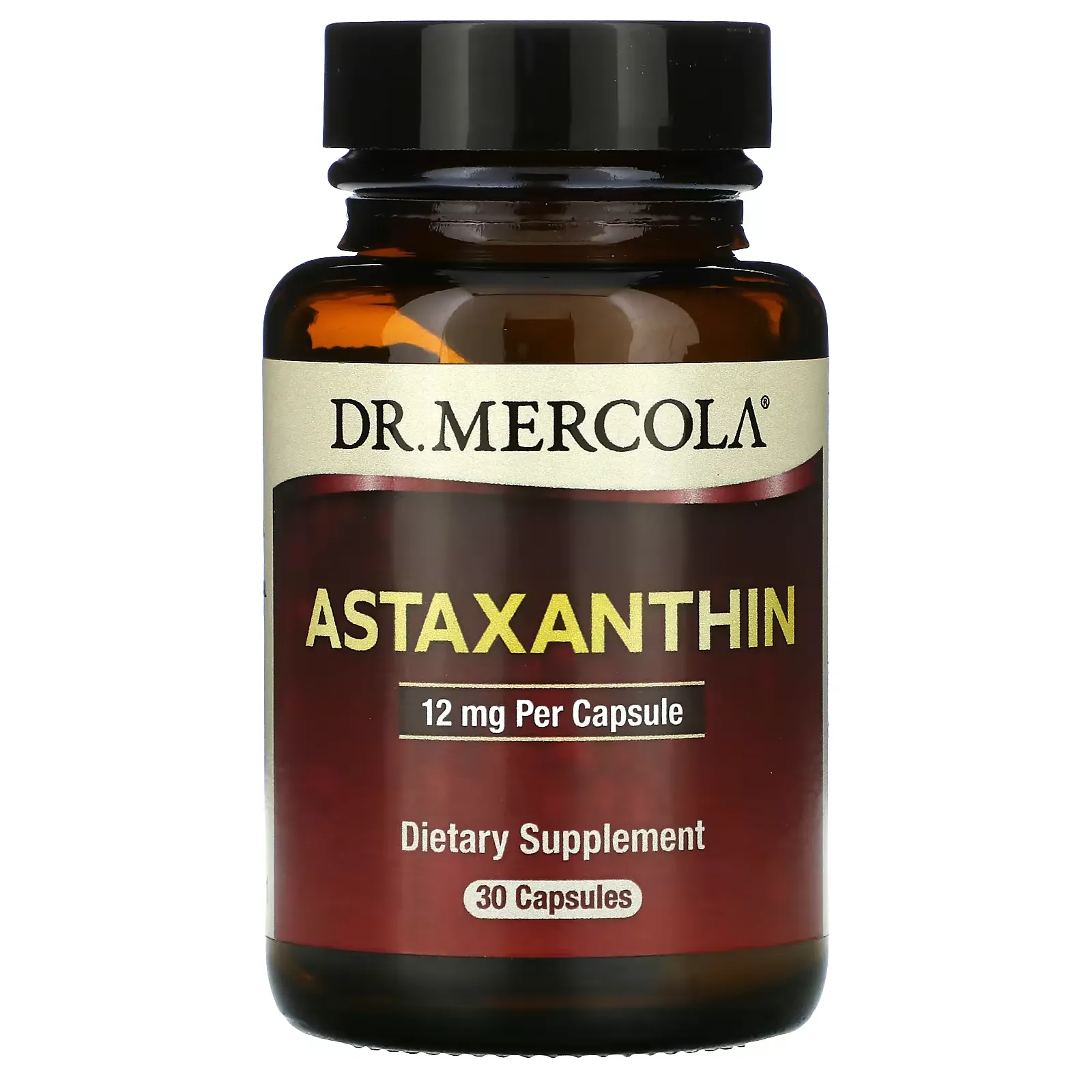 Astaxanthin, 12 mg, 30 Capsules