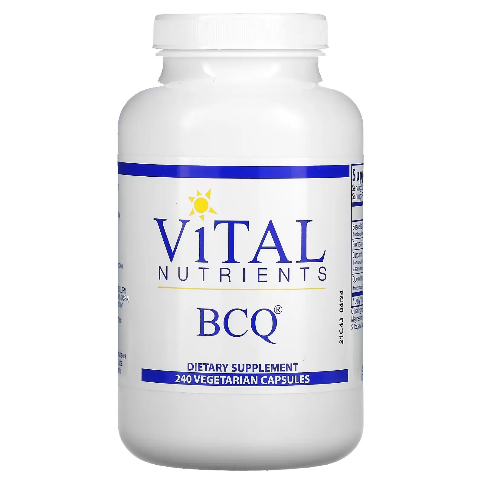 BCQ, 240 Vegetarian Capsules