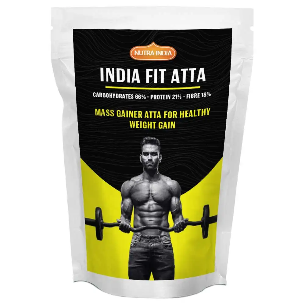 Nutra India India Fit Atta,  1 kg  Unflavoured