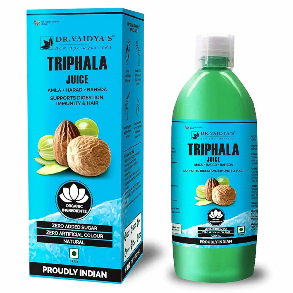 Dr. Vaidya's Triphala Juice,  Natural  1 L