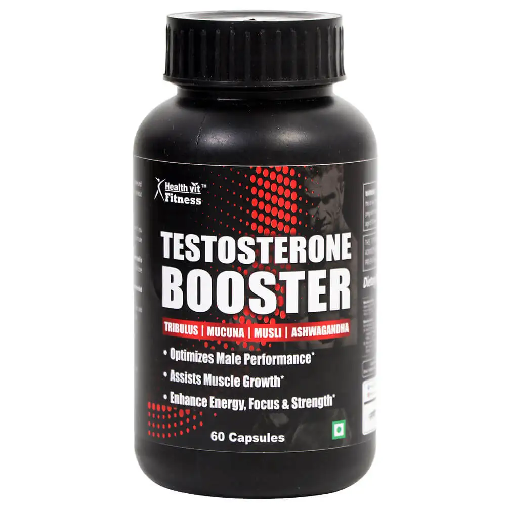 Healthvit Fitness Testosterone Booster,  60 capsules  Unflavoured