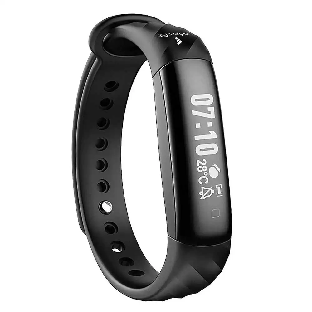 MevoFit Slim Fitness Band,  Black