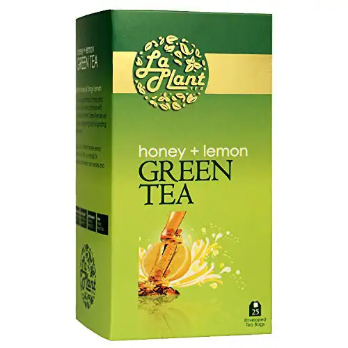 Laplant Green Tea,  25 Tea Bag(s)  Honey & Lemon