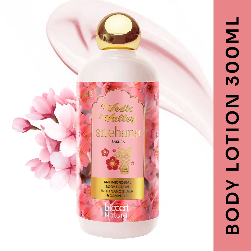 Vedic Valley Snehana Sakura Body Lotion