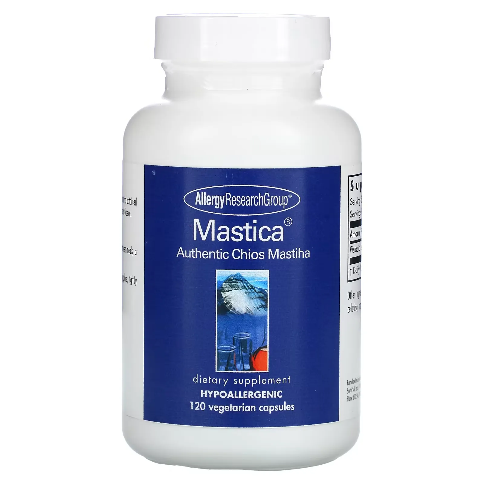 Mastica, Authentic Chios Mastiha, 120 Vegetarian Capsules