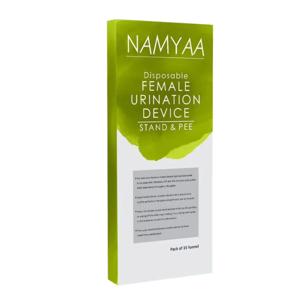 Namyaa Stand and Pee Disposable Female Urination Device - Pack Of 15