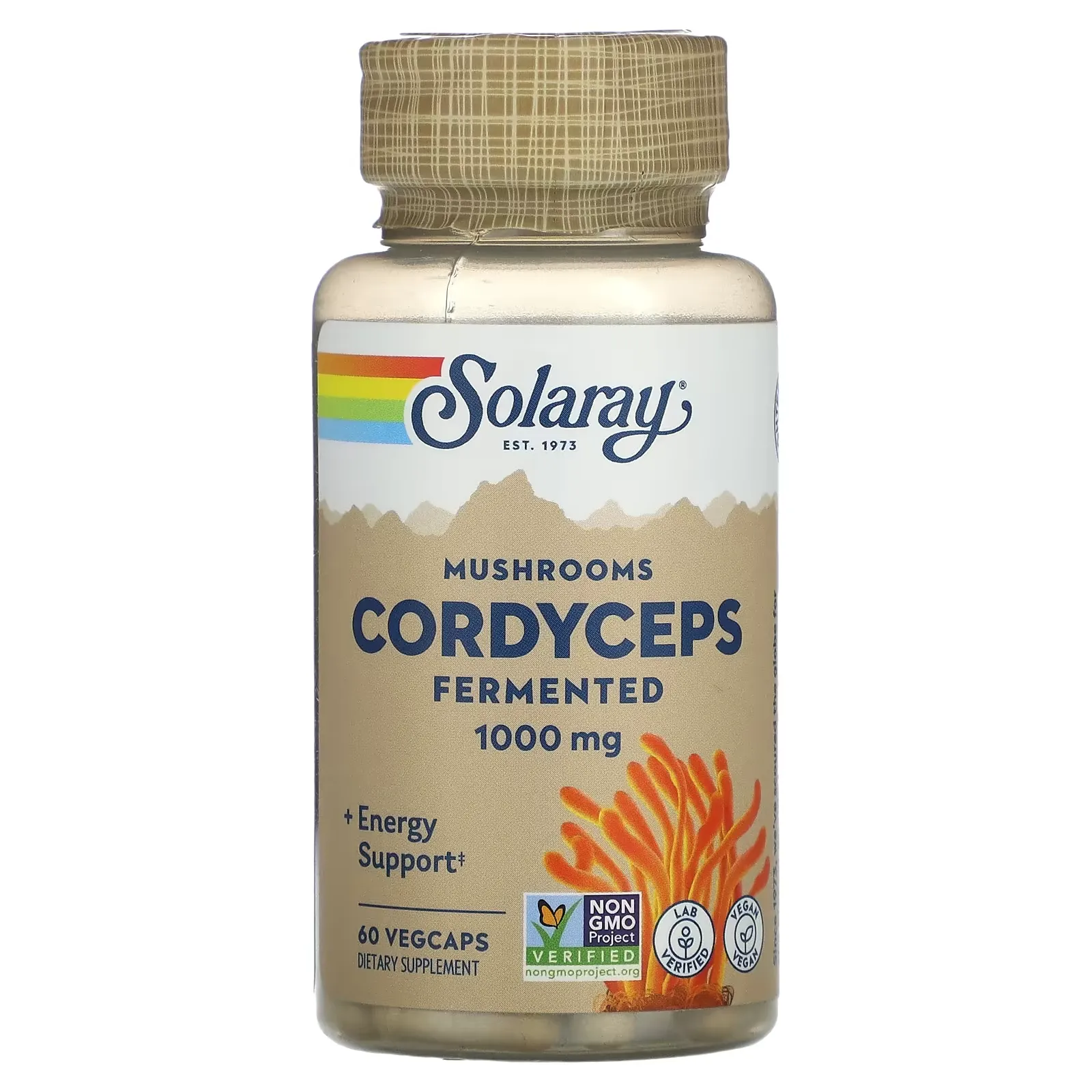 Cordyceps, Fermented Mushrooms, 500 mg, 60 VegCaps