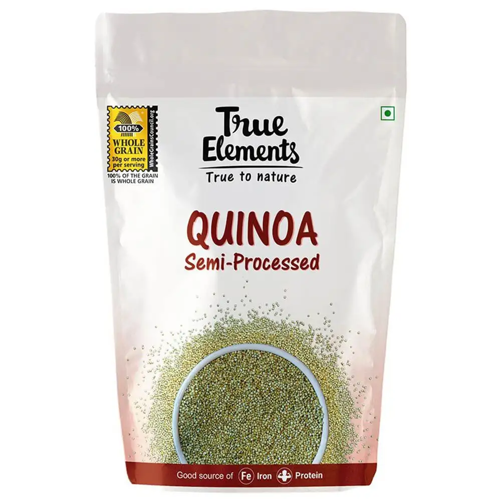 True Elements Sem-Processed Quinoa,  1 kg  Unflavoured