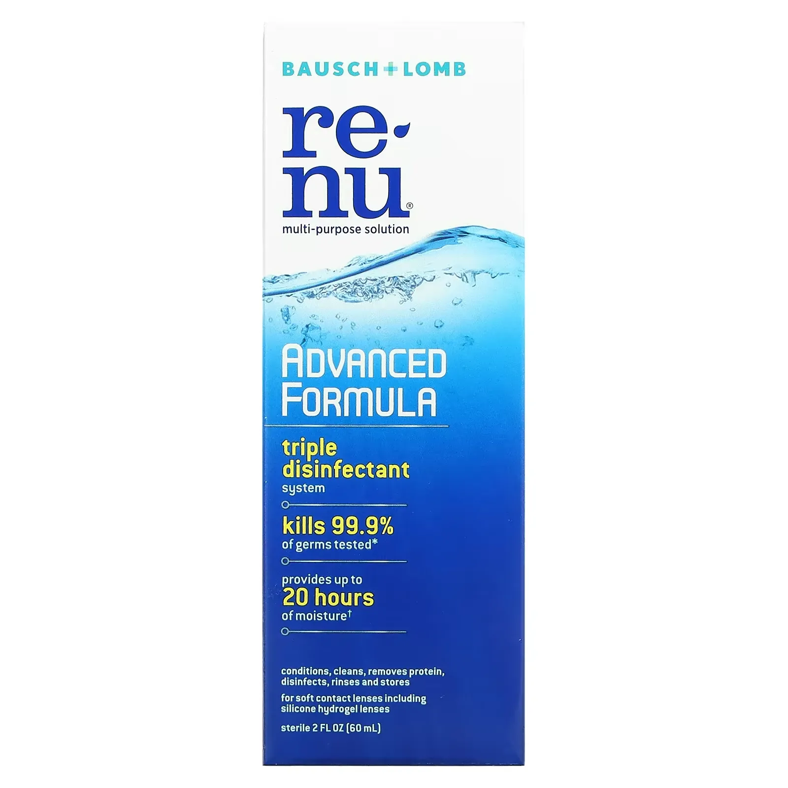 Multi-Purpose Solution, Advanced Formula, 2 fl oz (60 ml)