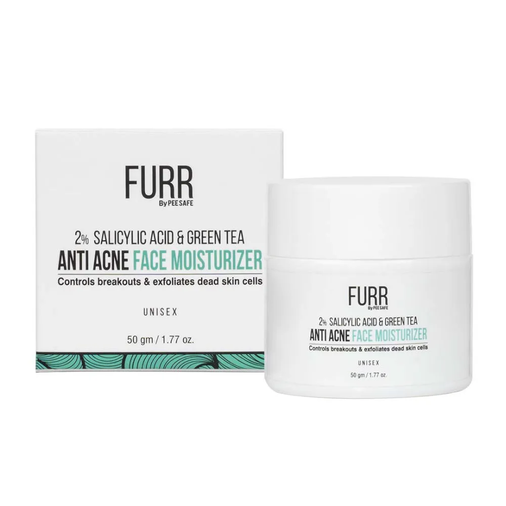 FURR 2% Salicylic Acid & Green Tea Anti Acne Face Moisturizer