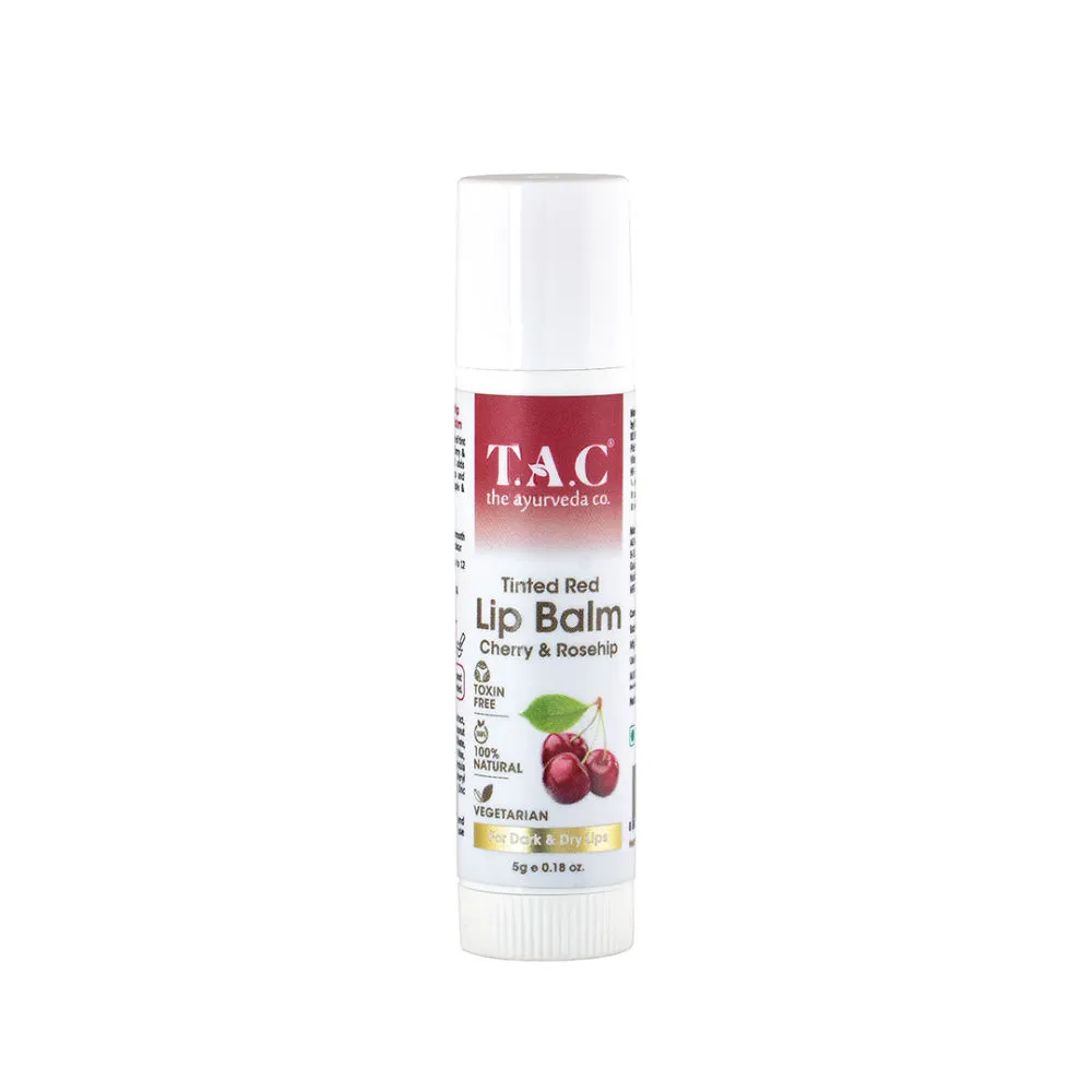 TAC - The Ayurveda Co. Tinted Red Lip Balm Cherry & Rosehip