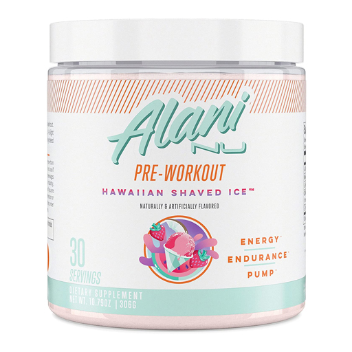 Alani Nu Pre Workout - Hawaiian Shaved Ice - 30 Servings