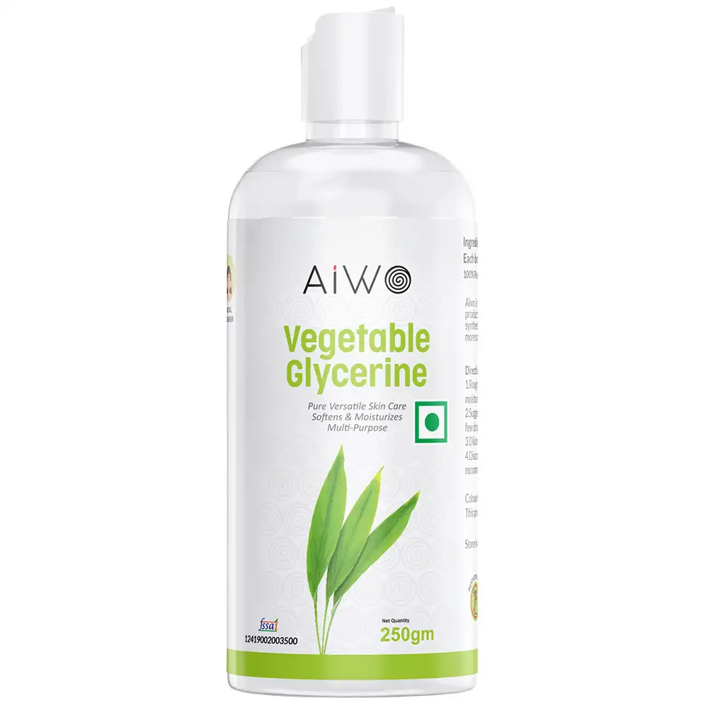 Aiwo Vegetable Glycerine,  250 g  for All Types of Skin